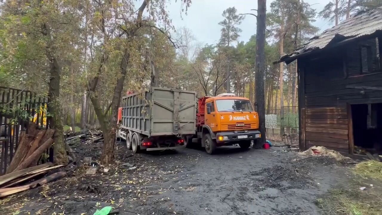 пожар в зоопарке