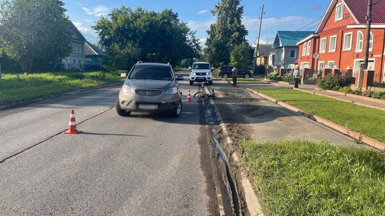 В Ижевске водитель иномарки сбил ребенка на велосипеде