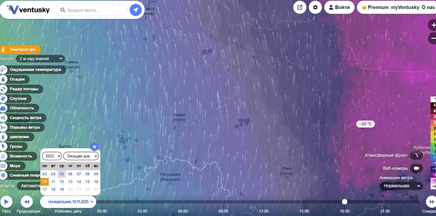 Погода в&nbsp;Омске на&nbsp;две недели