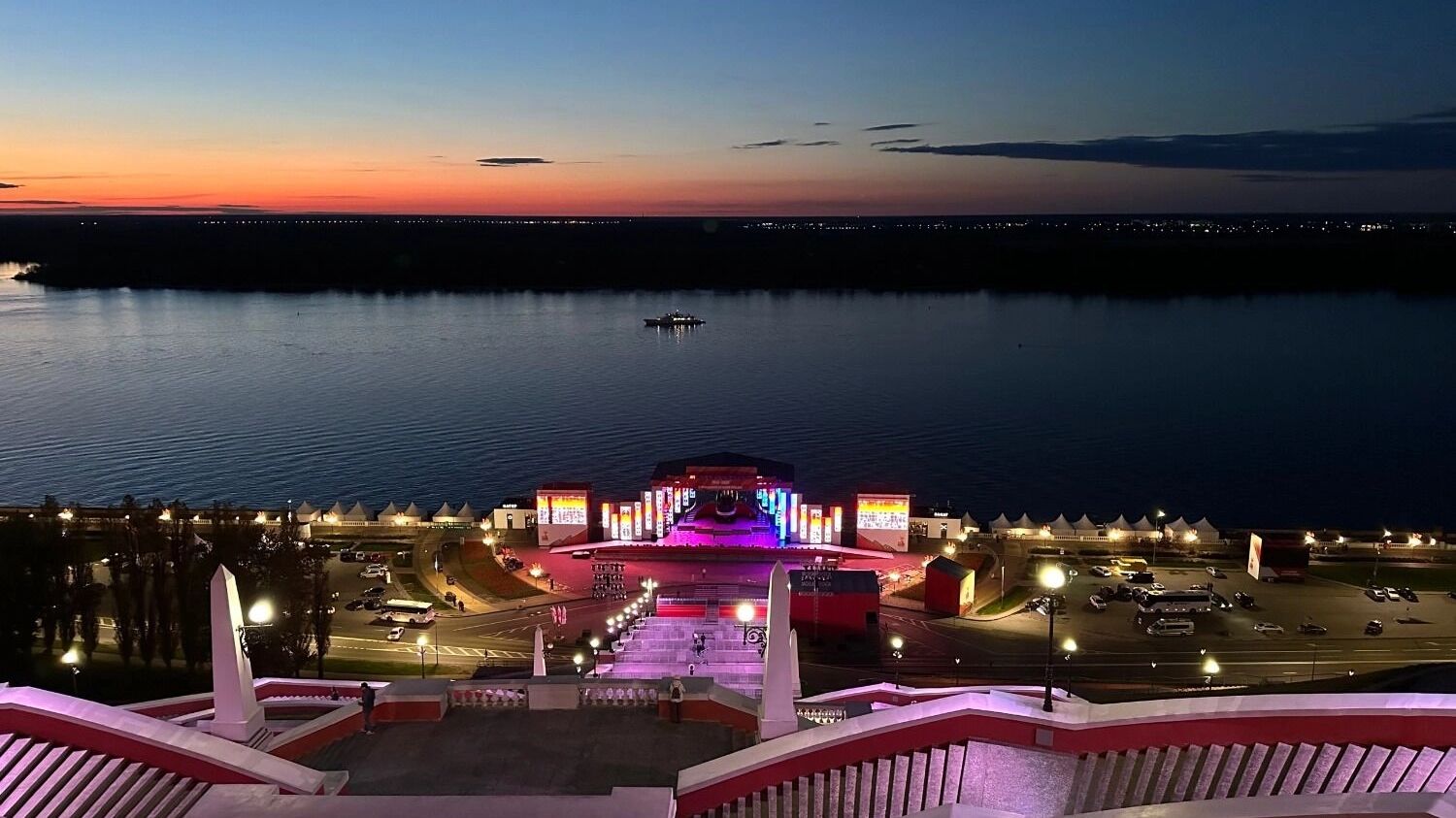Чкаловская лестница в Нижнем Новгороде