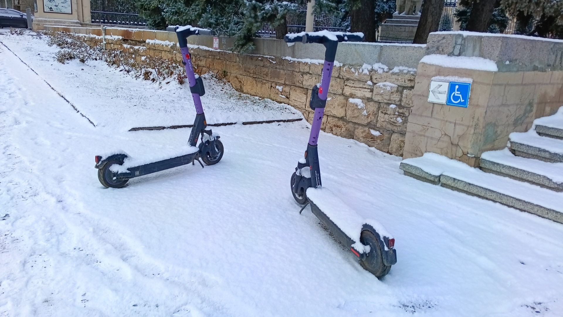 Самокаты — все: в заснеженном Петербурге завершился сезон прокатных СИМ