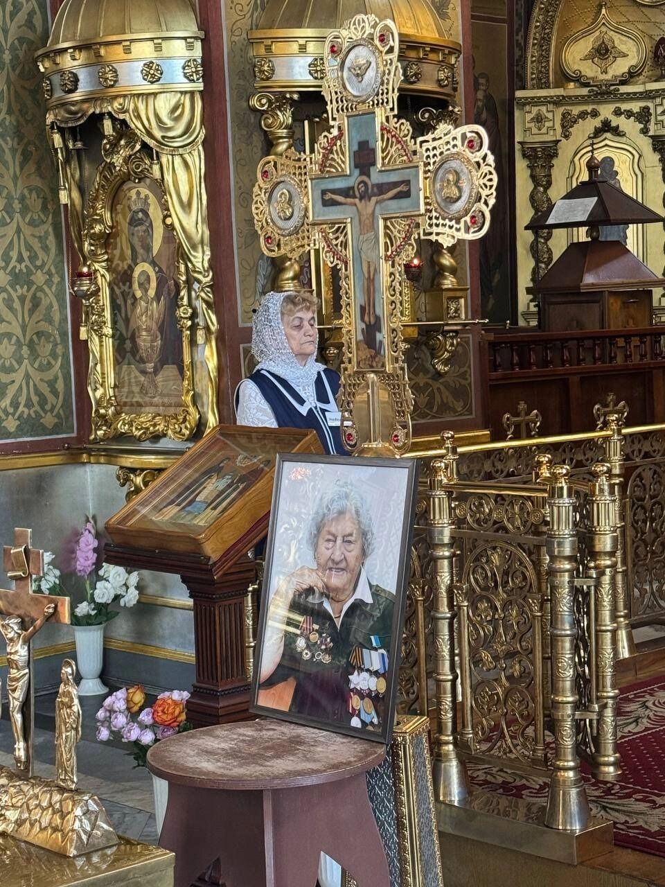 Отпевание Марии Денисовны Колтаковой