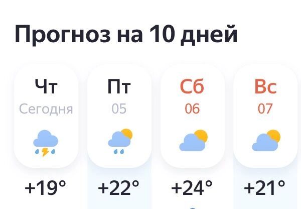 Погода на День нефтяника в Альметьевске