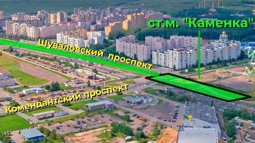 В Петербурге объявили конкурс для выполнения работ на будущей станции метро «Каменка»