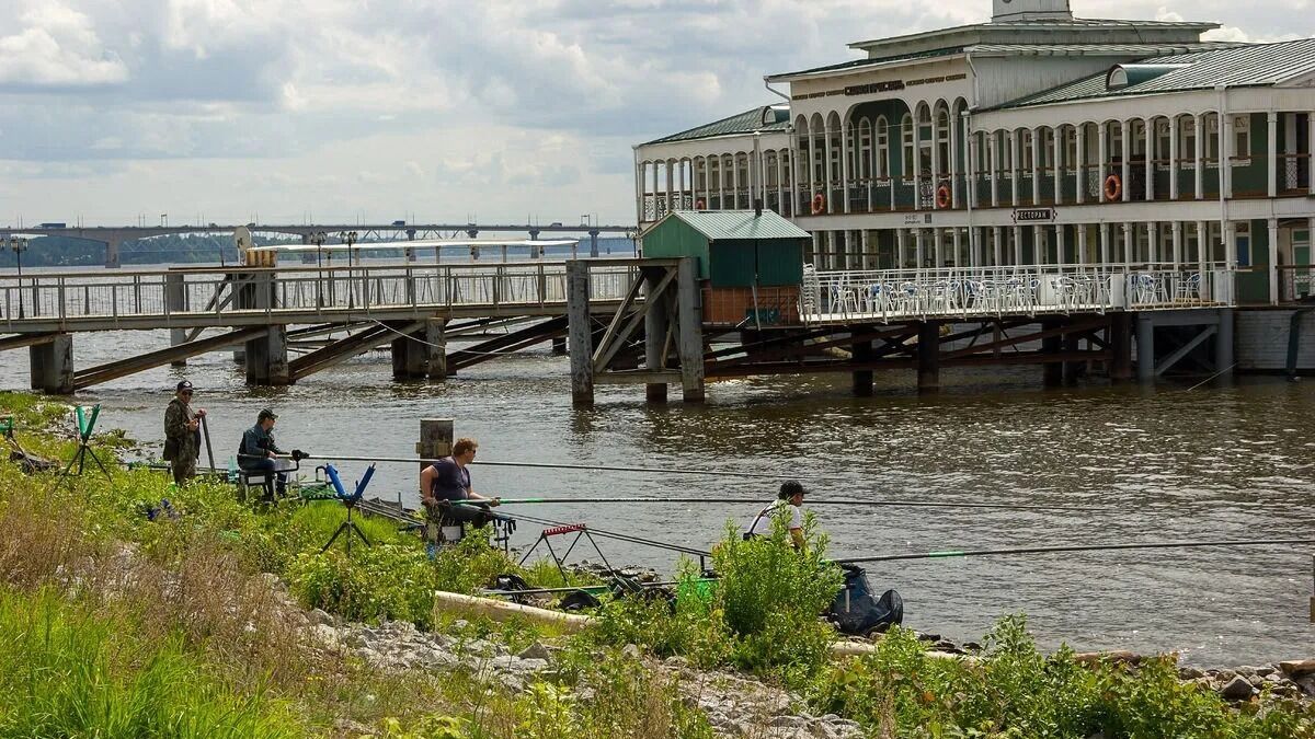 Архивное фото с рыбалки в Нижнем Новгороде