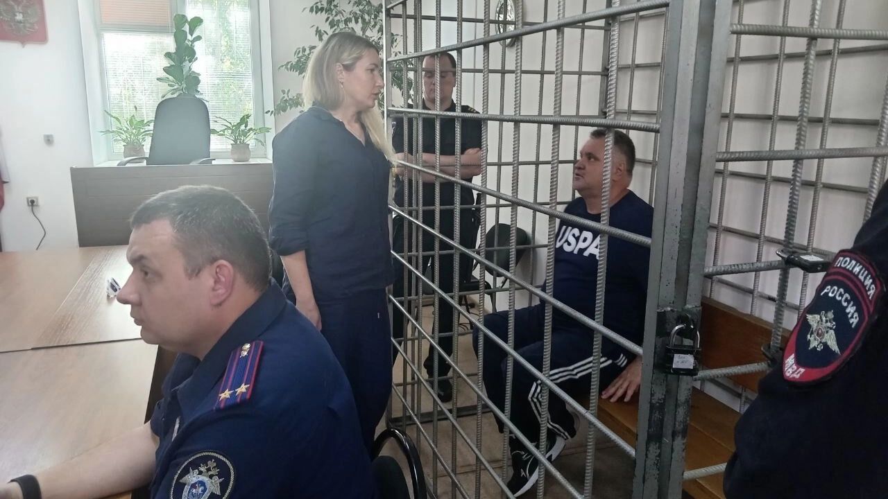 Христина Серебрякова с подзащитным Серенко