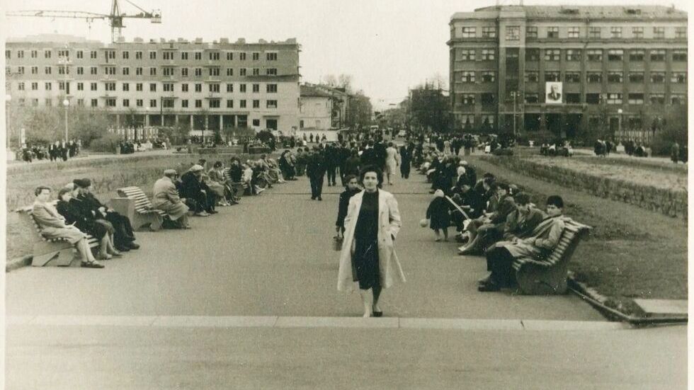 Площадь Горького в&nbsp;Нижнем Новгороде при СССР