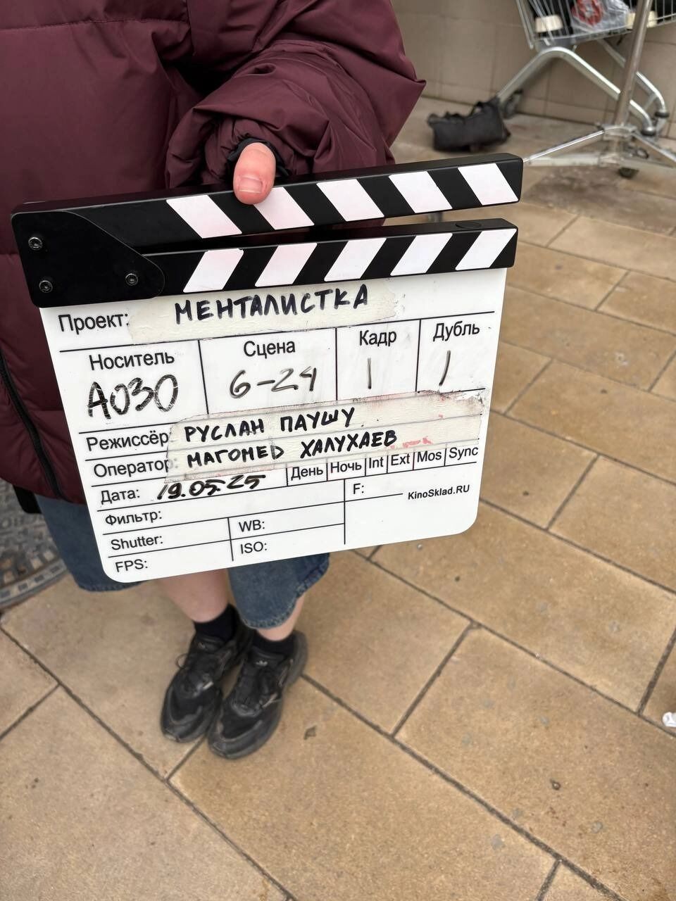 Фото со съемок "Менталистки"