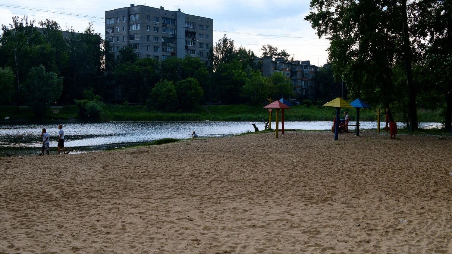 Озеро Больничное в Канавинском районе Нижнего Новгорода