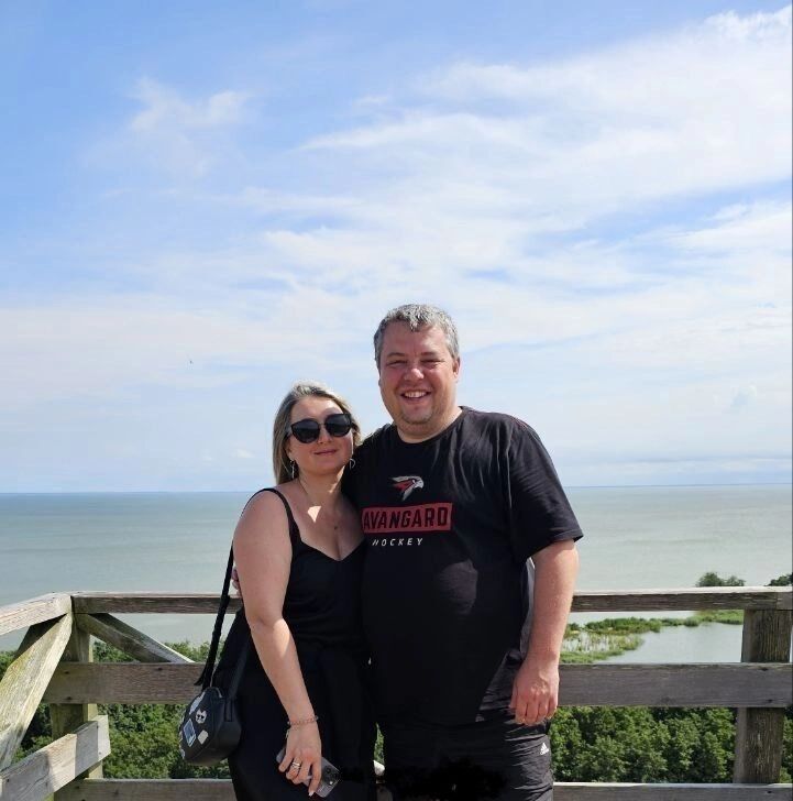 Александр Рашко с женой в Калиниграде