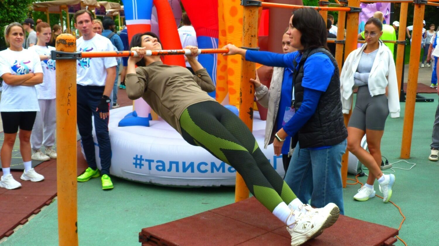 Игры ГТО на фестивале ТриЧетыре