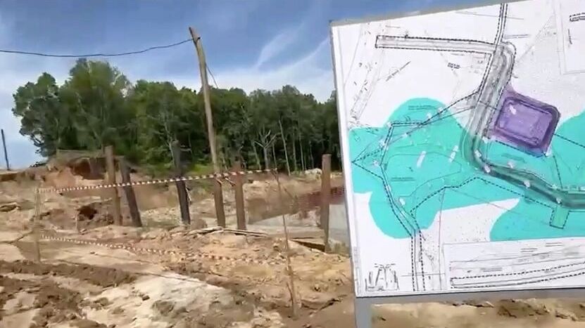 При стрительстве коллектора дождевой канализации в Чебоксарах произошли оползни из-за не правильной оценки геологии