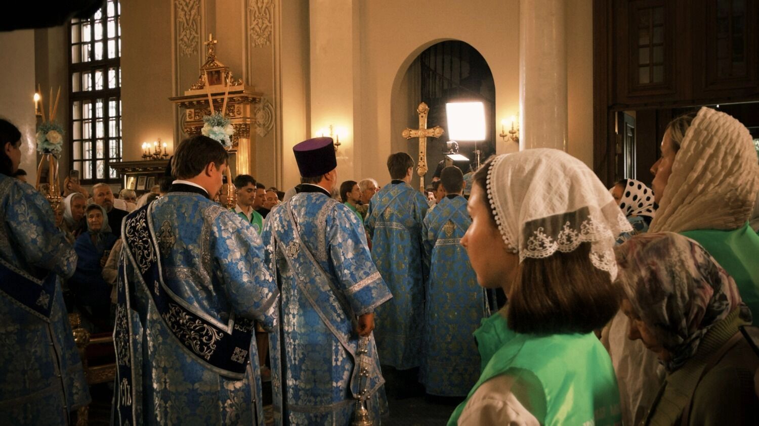 Божественная литургия в Казани