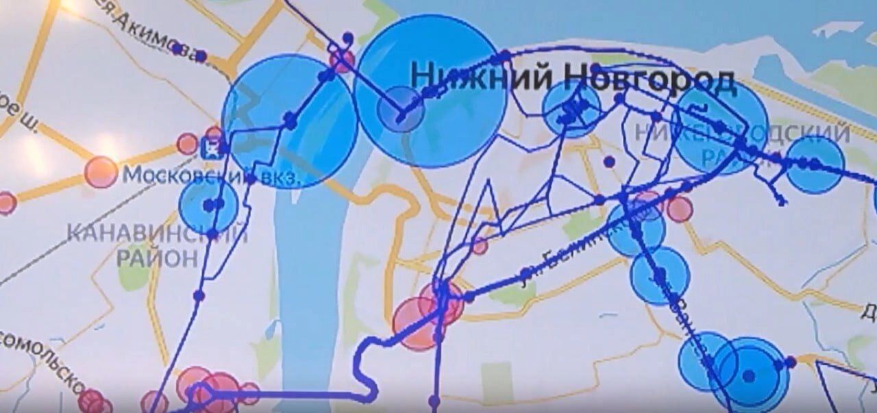 Участки дорог, на которых нижегородские водители испытывают больше всего стресса