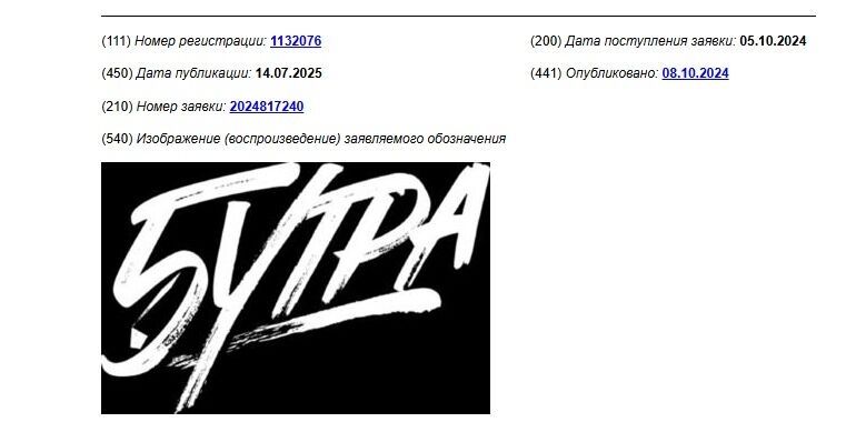 Новый торговый знак 5УТРА