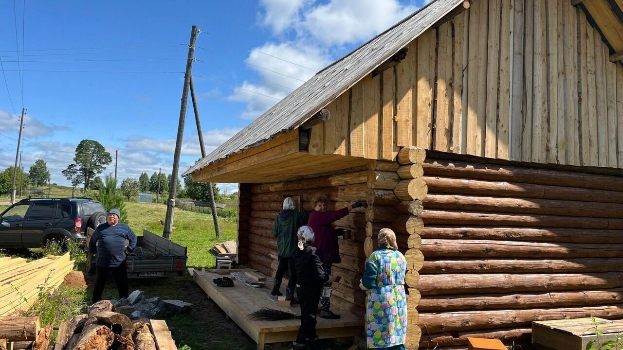 В деревне Егоровцы в Удмуртии реставрируют водяную мельницу