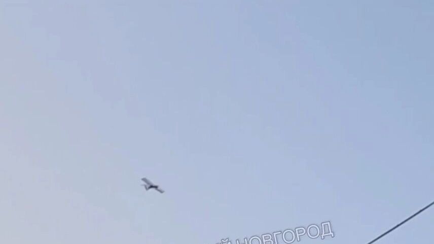 Полет беспилотника над Арзамасом