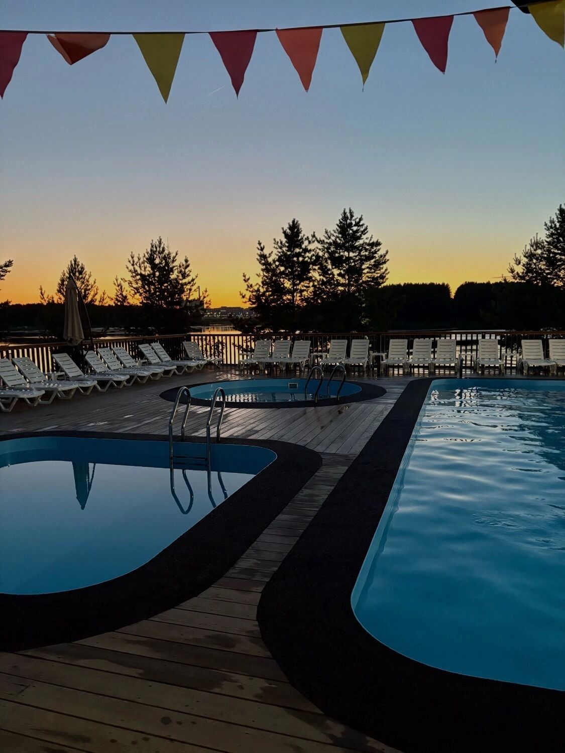 Бассейн на базе отдыха в Нижнем Тагиле