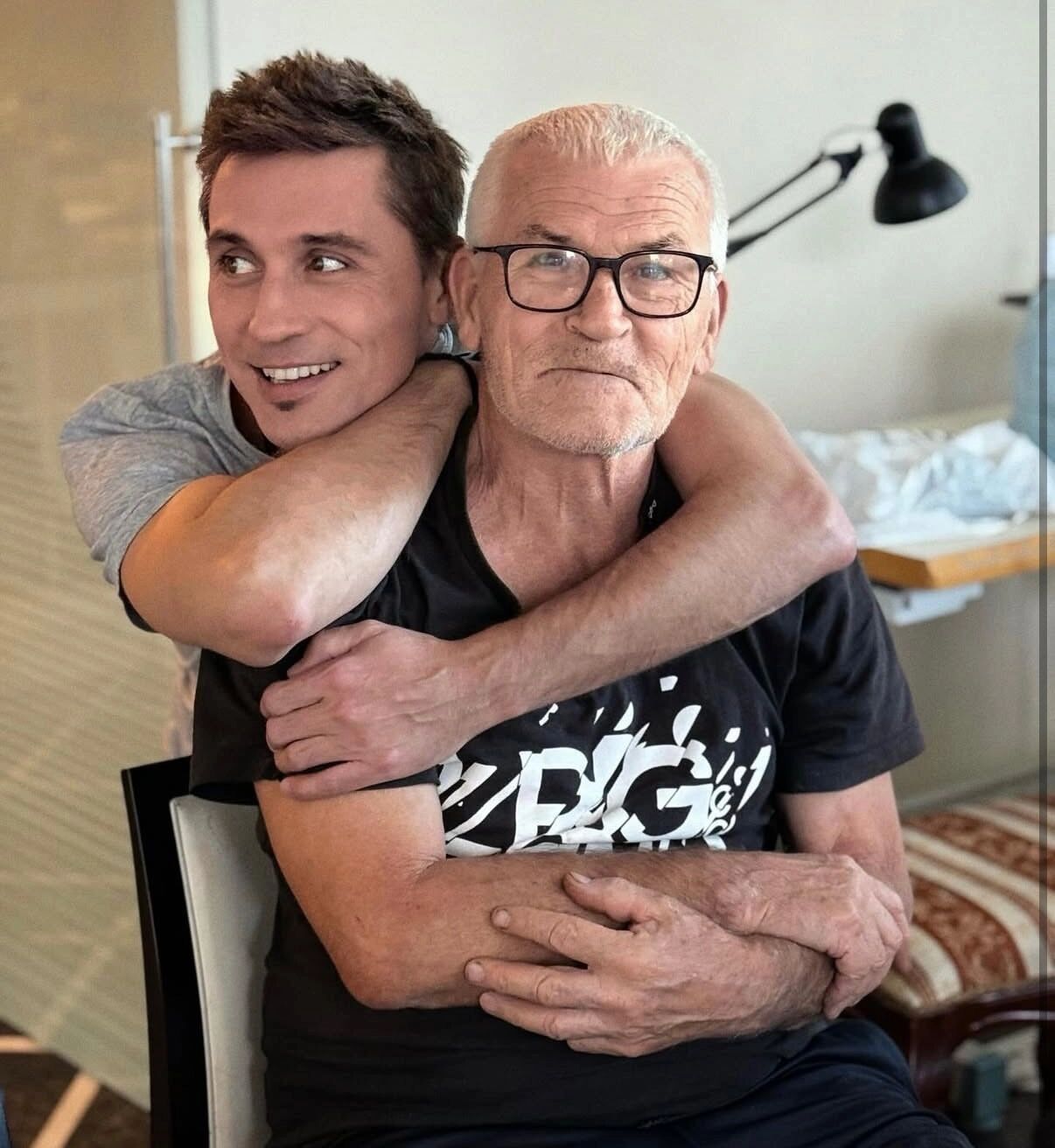Дима Билан с отцом