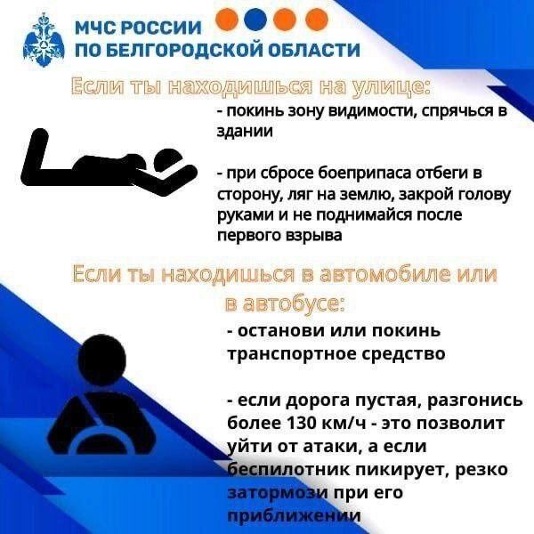 Правила поведения при угрозе атаки БПЛА