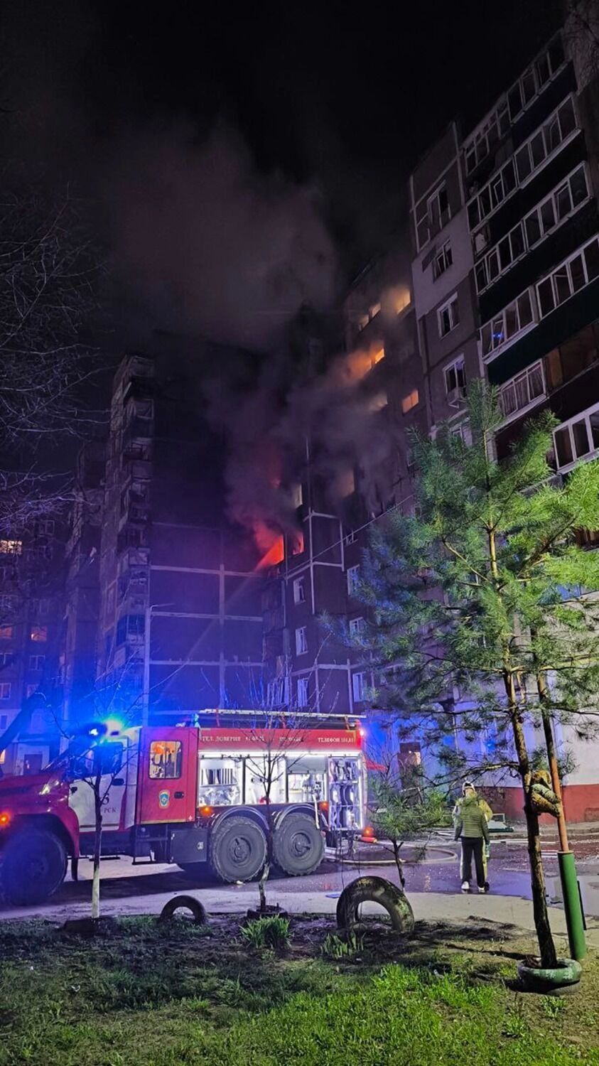 В результате массированной атаки пострадали девять человек, одна женщина погибла