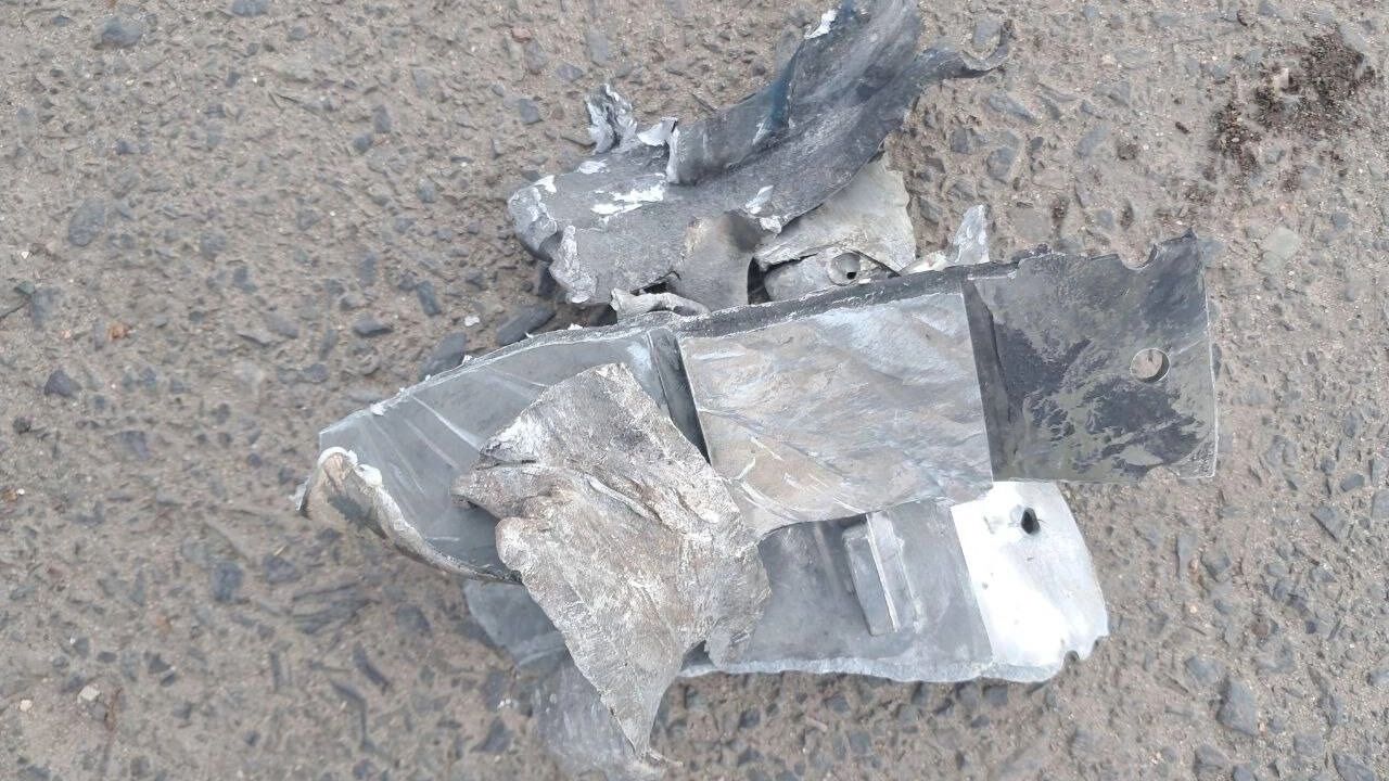 Фрагменты ракет, которыми атаковали Льгов