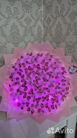 Букет из бумажных бабочек