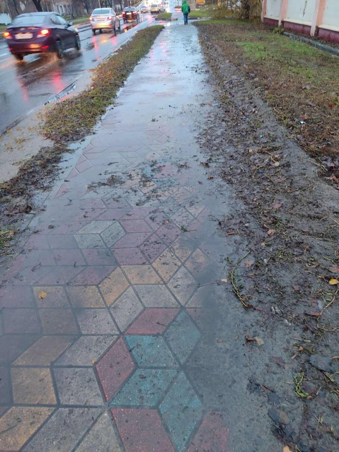 Лужи в&nbsp;микрорайоне Крейда в&nbsp;Белгороде