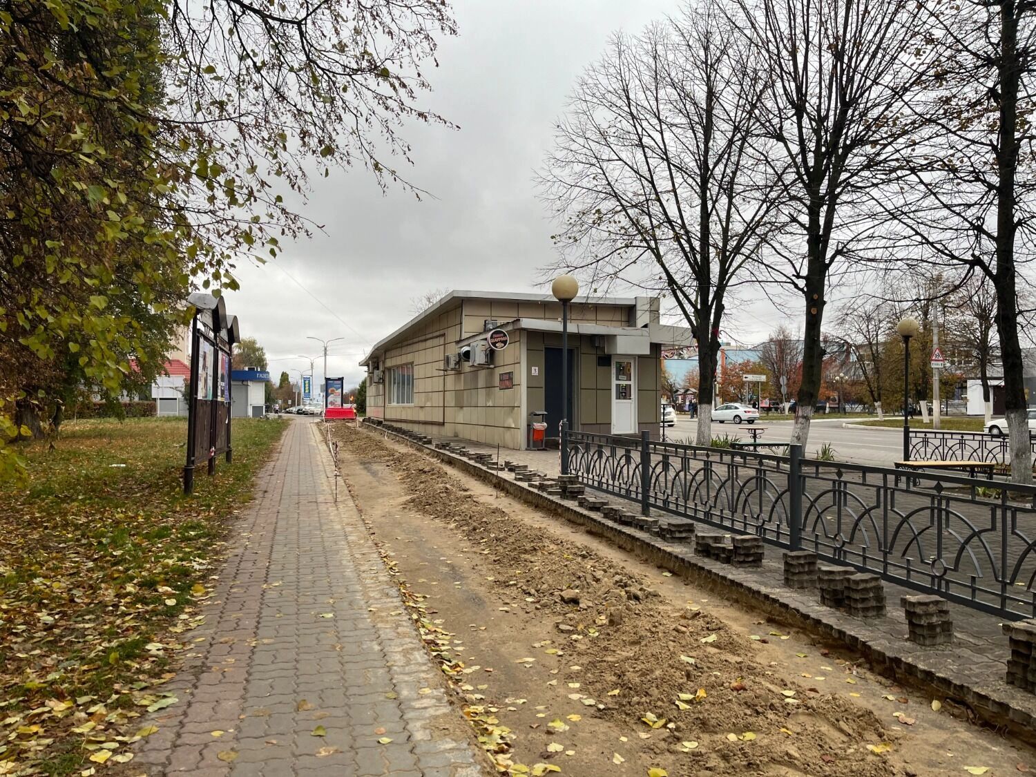 Будущая велодорожка на проспекте Ватутина