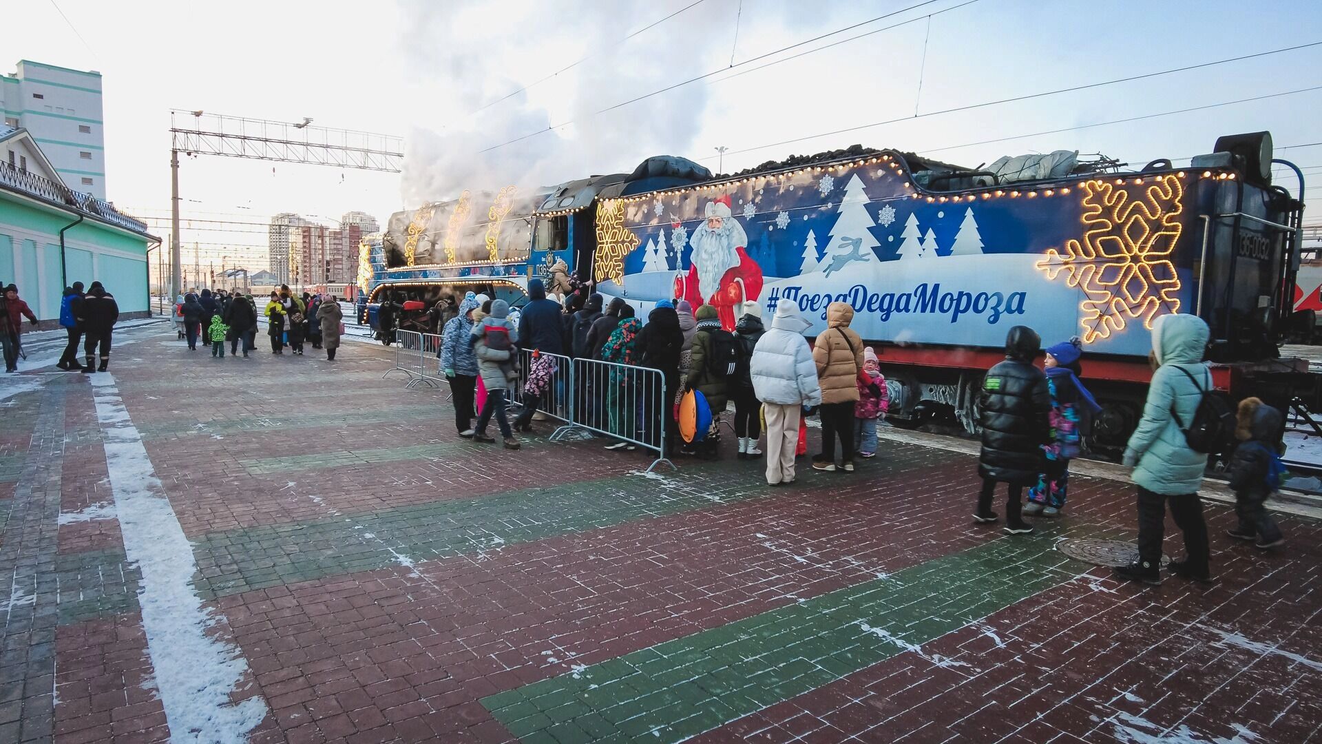 Поезд Деда Мороза ждут в Уфе