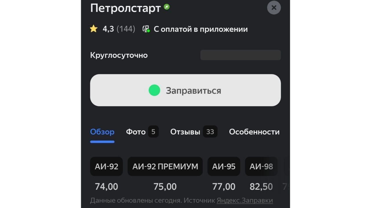Дороже 74 рублей за литр АИ-92 в Сургуте пока не найти