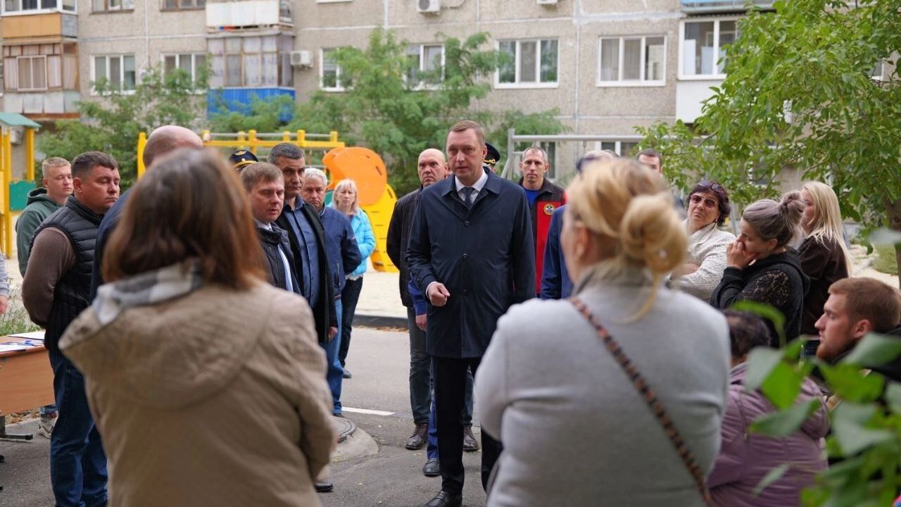Работа экстренных служб на месте ЧП