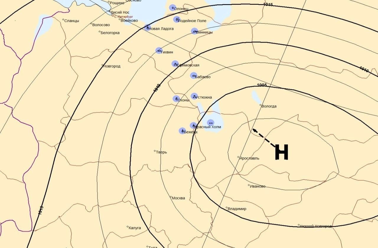 Виновником непогоды стал циклон