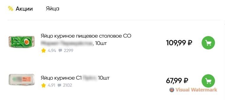 Яйца подешевели в Нижнем Новгороде