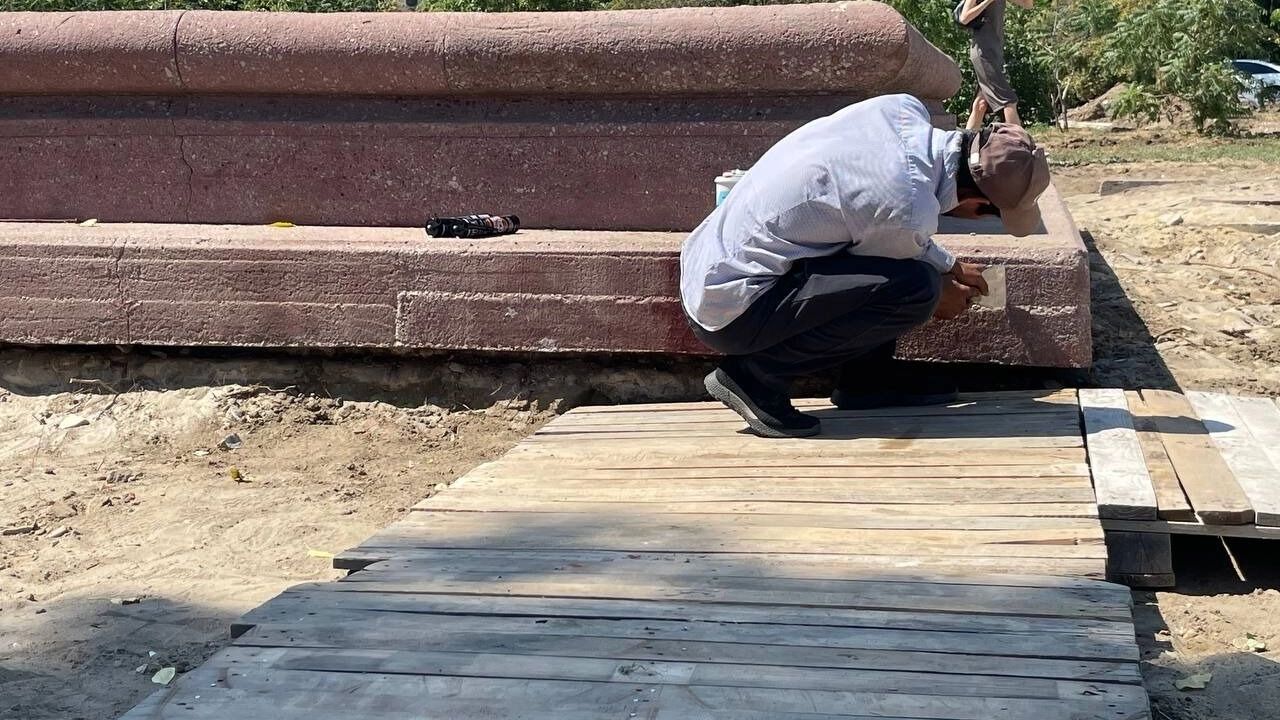 Реконструкция фонтана в сквере Симбирцева