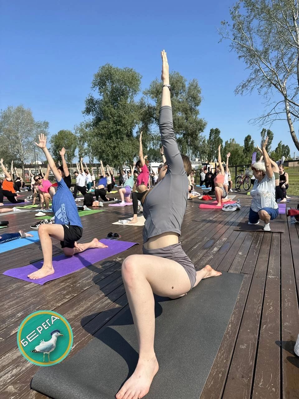 Йога на&nbsp;«Берегах» проходит уже не&nbsp;в&nbsp;первый раз