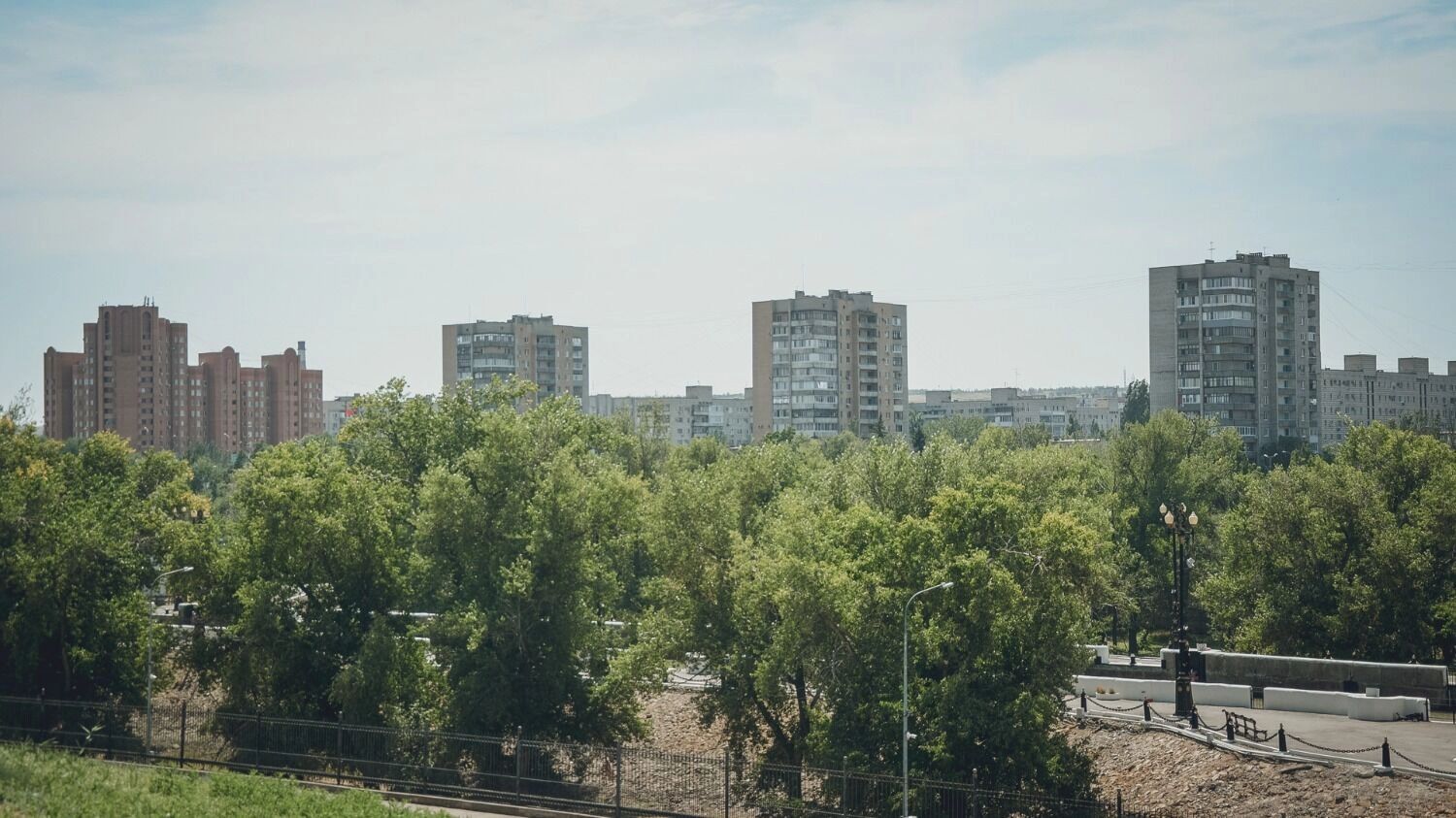 Вид на Красноармейский район Волгограда