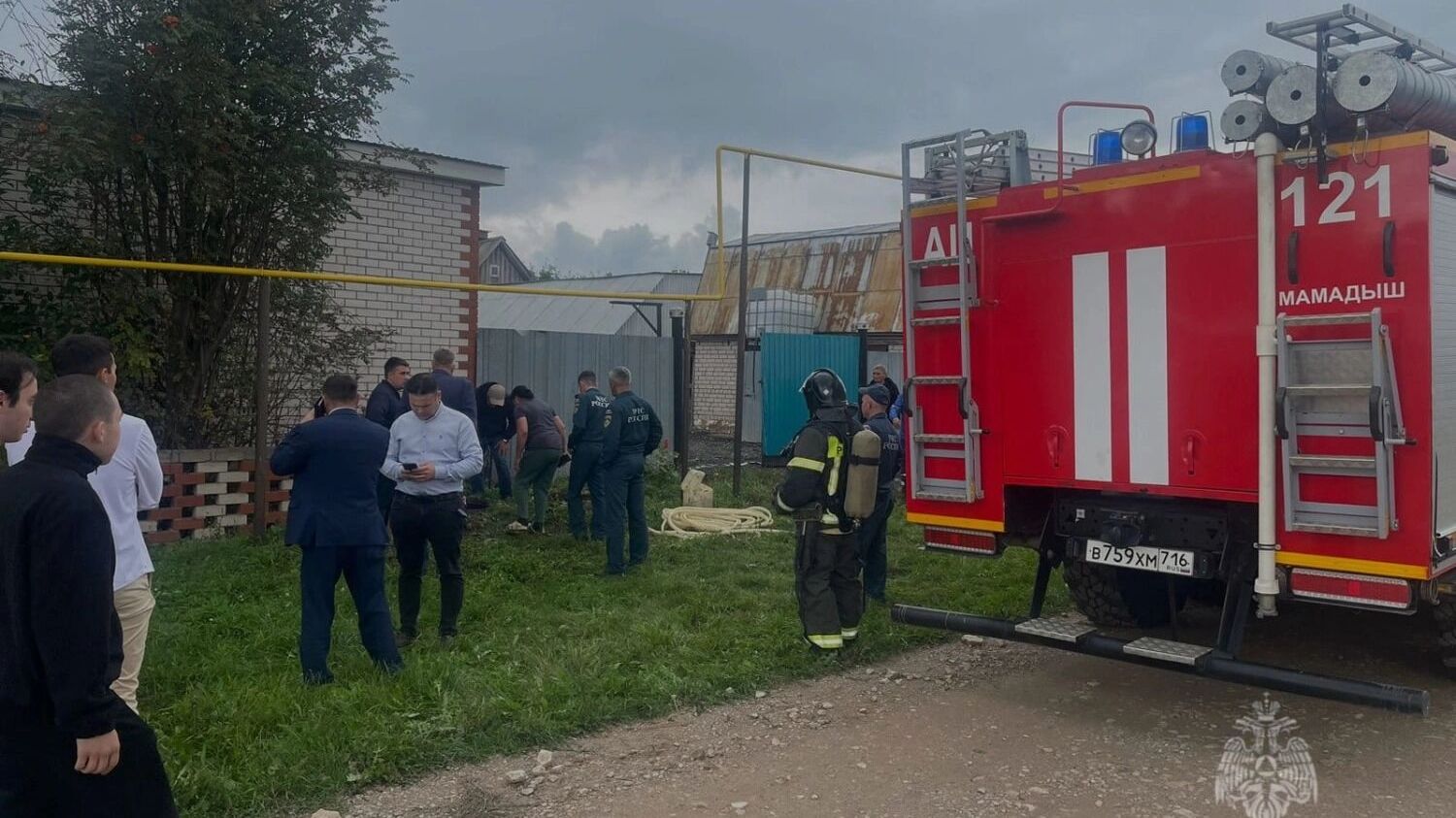 Фото с места трагедии в Мамадыше