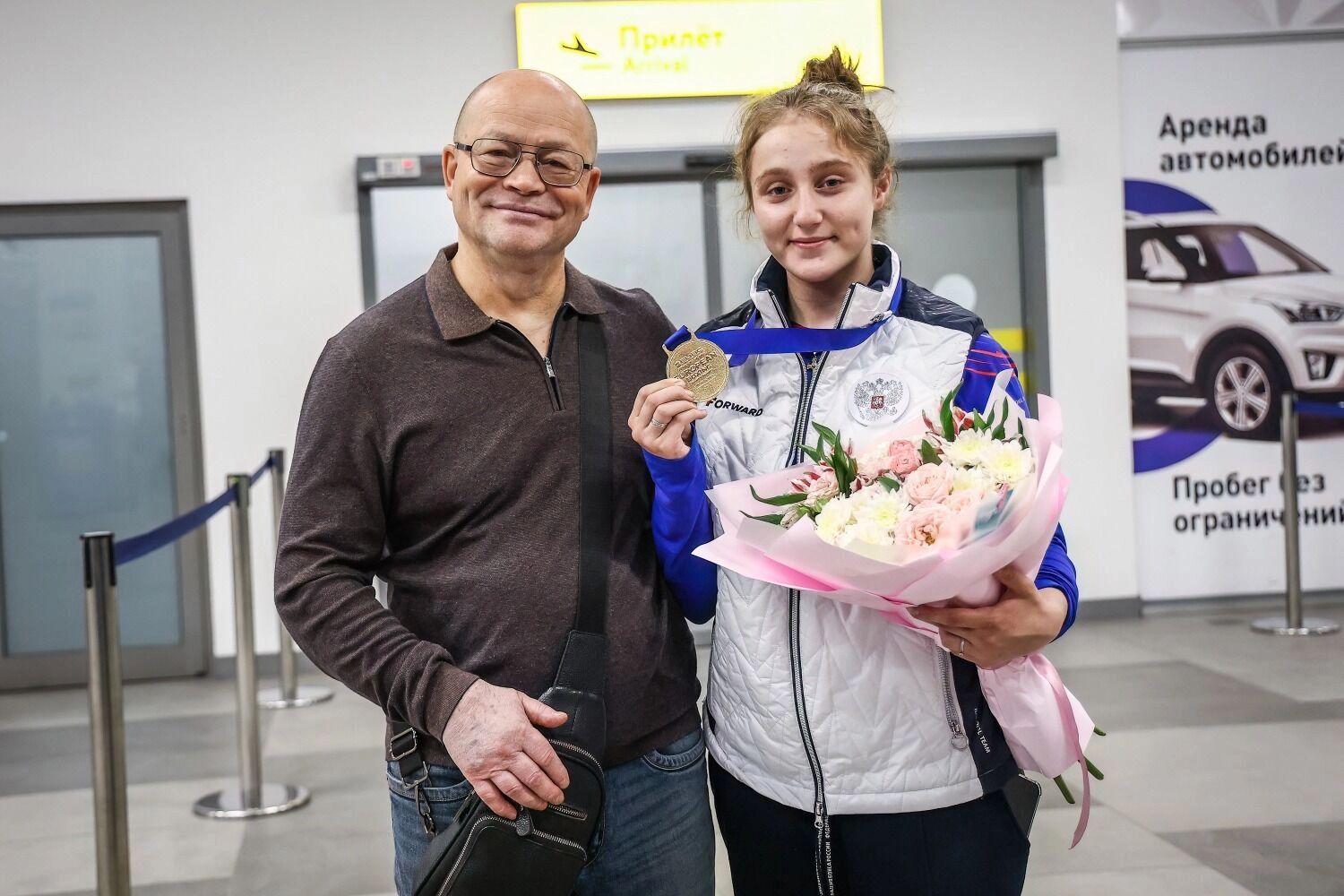 Алиса Капустина и ее тренер
