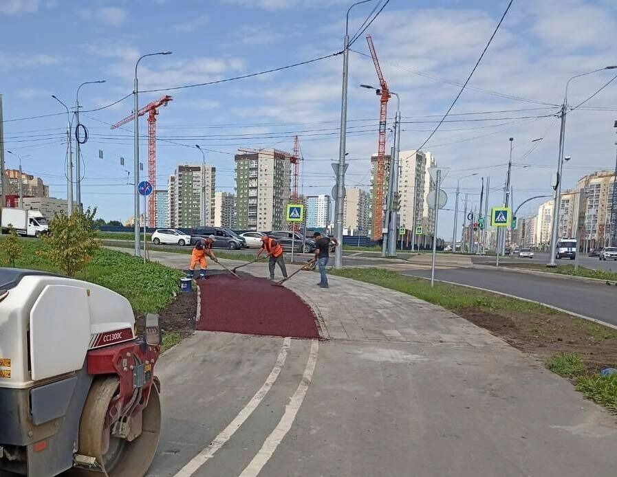 На бульваре Архитекторов устраняют недочеты