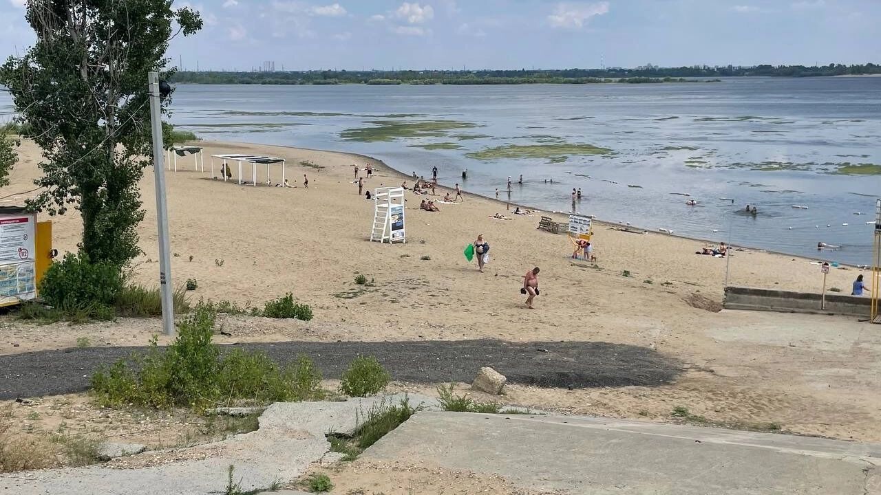 Пляж на Спартановке