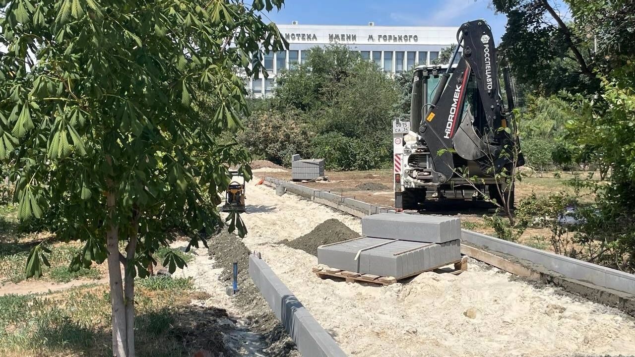 Реконструкция сквера Симбирцева
