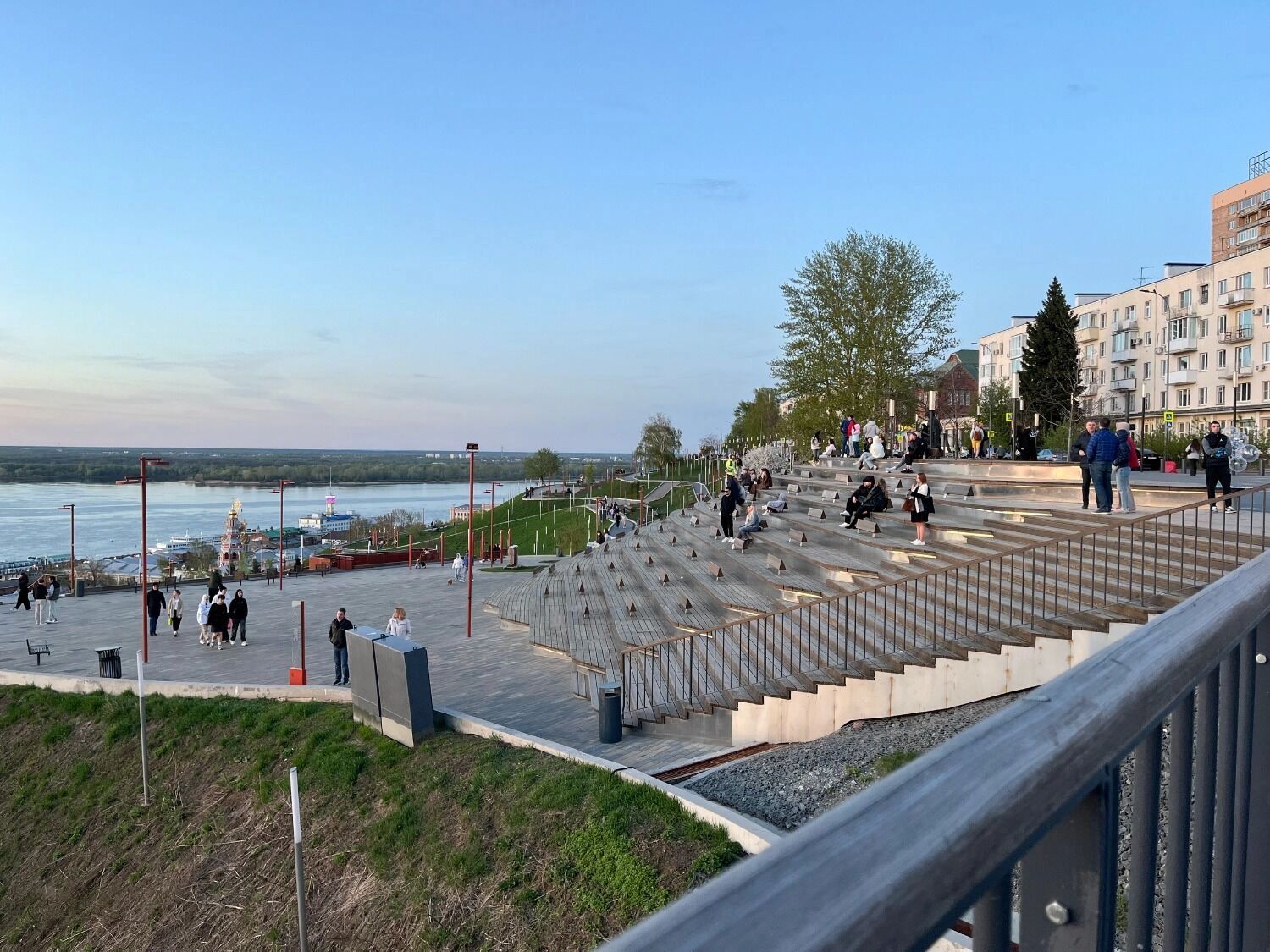Набережная Федоровского в центре Нижнего Новгорода
