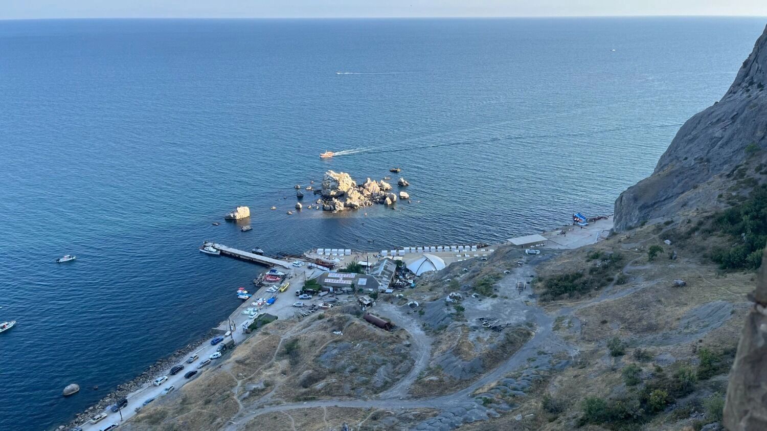 Вид на море с Генуэзской крепости