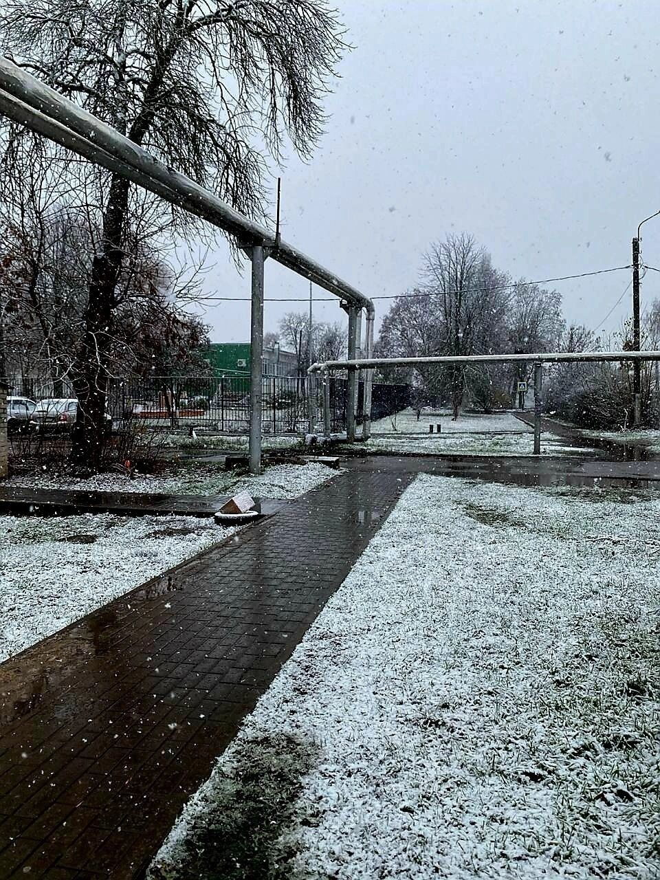 Выпавший в&nbsp;Валуйках снег