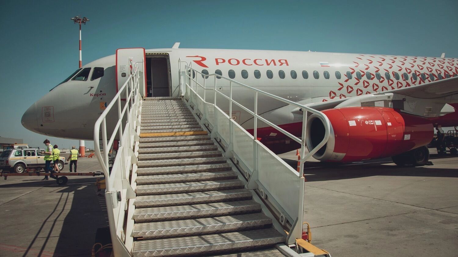 На&nbsp;фото: трап самолета