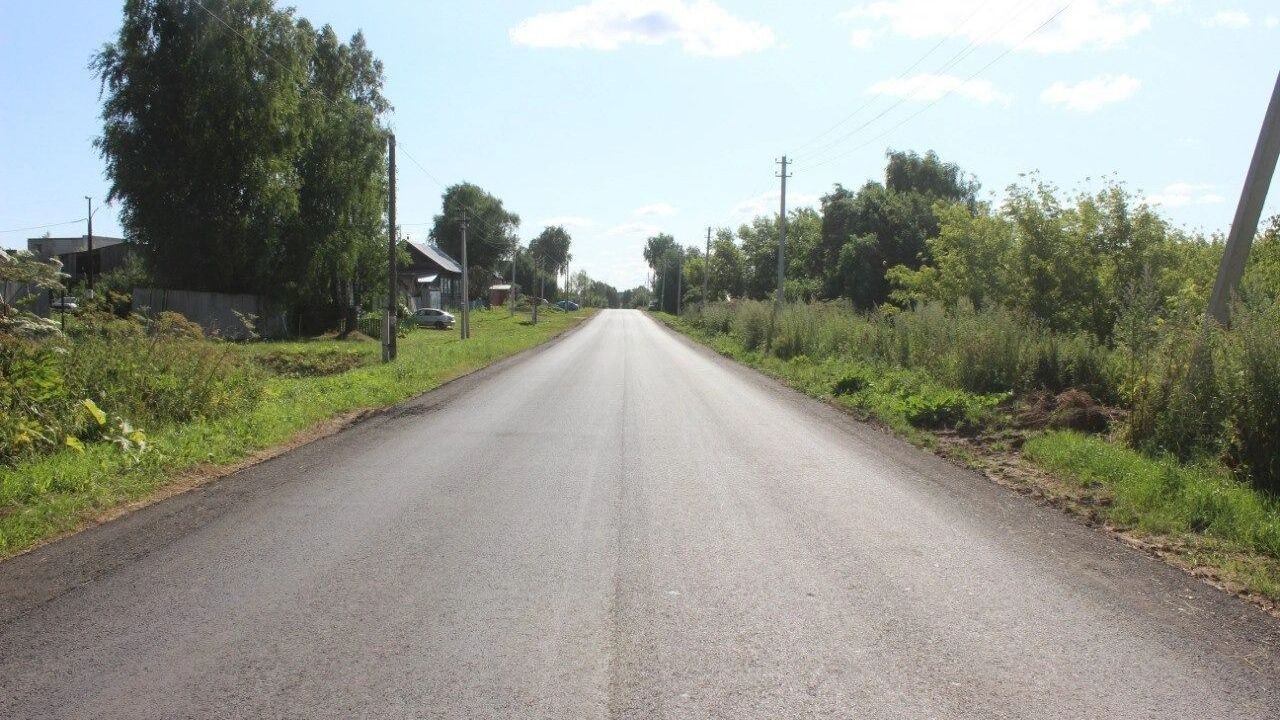 В Сарапульском районе Удмуртии отремонтировали социально важные дороги