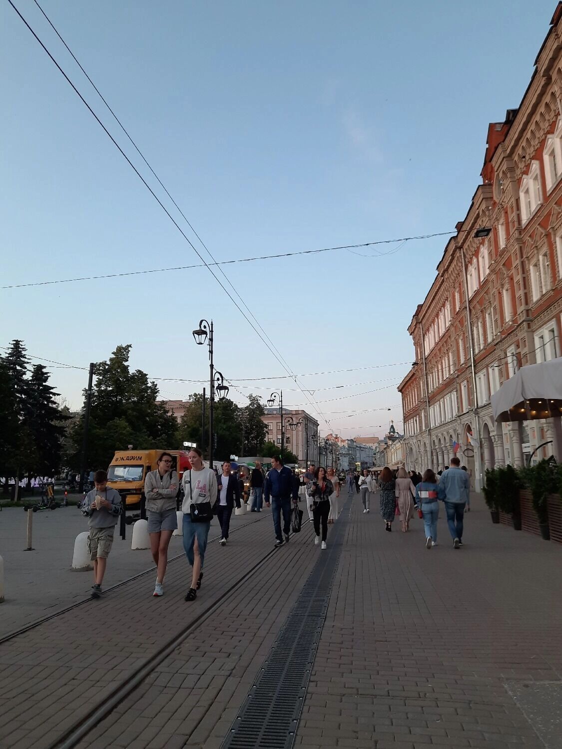 Улица Рождественская в центре Нижнего Новгорода