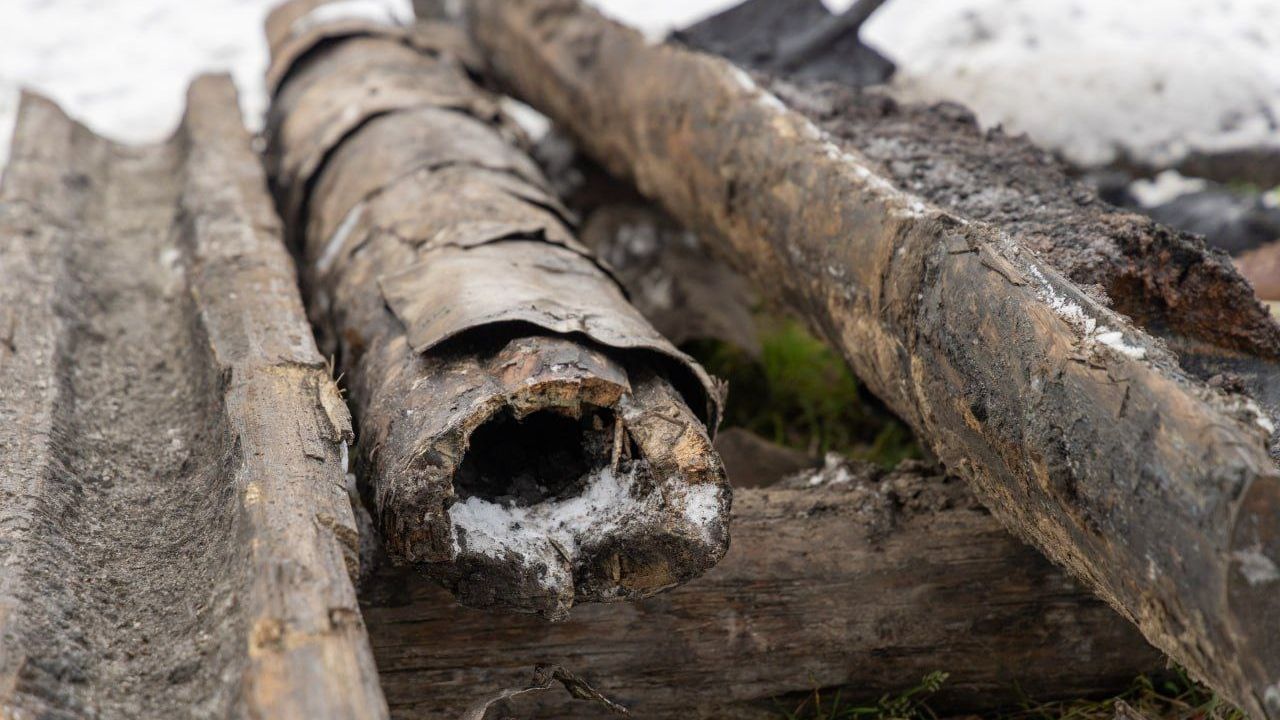 Откопанный в Петербурге шведский водопровод XVII века передали в музей (фото)