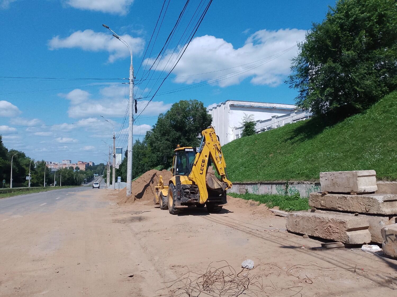 Склон возле ДК "Металлург"